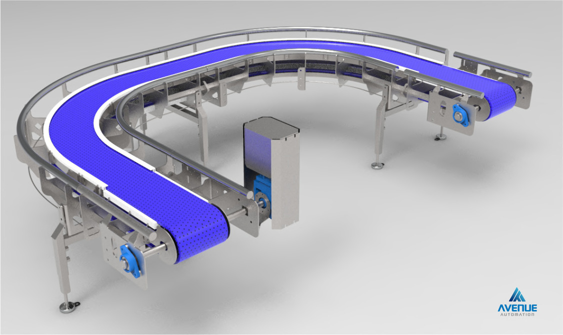 Modular Belt Conveyor for Flexible Food Packaging Movement