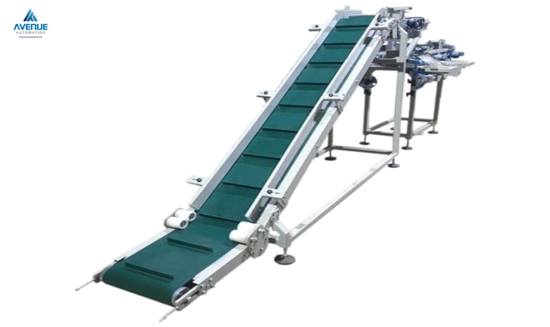 Take Up Conveyor for Height-Adjusted Food Product Transfer